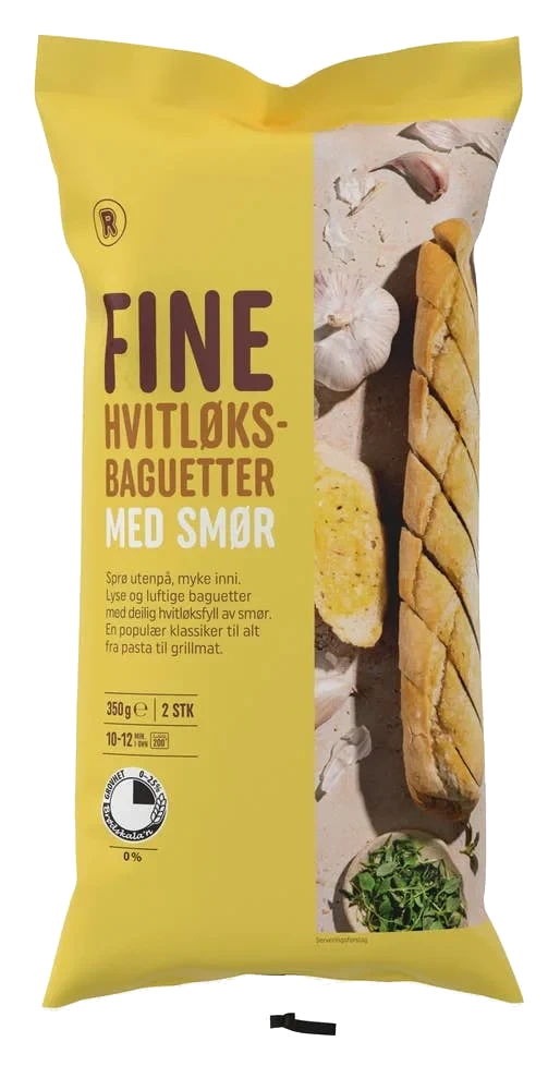 Hvitløksbaguetter