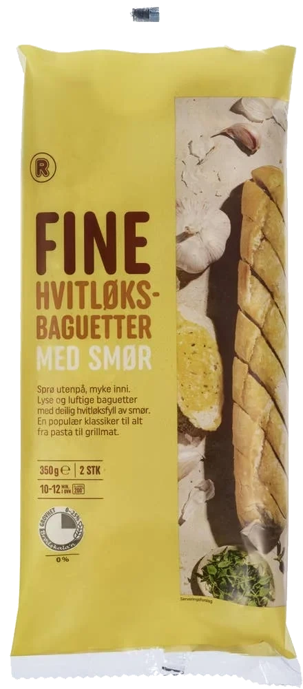 Hvitløksbaguetter