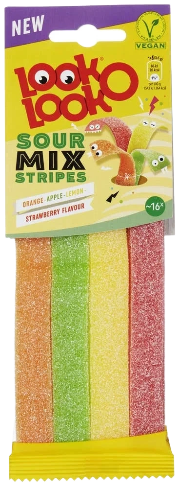Look O Look Sour Mix Stripes 90 g