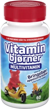Vitaminbjørner 60stk Collett