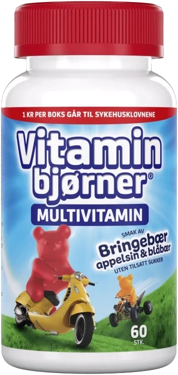 Vitaminbjørner 60stk Collett