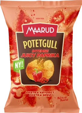 Maarud Potetgull Intense Juicy Paprika 175g