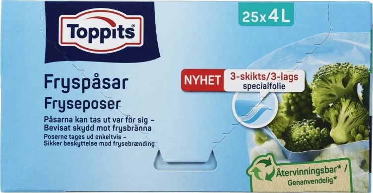 Fryspåsar 4 liter