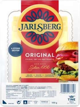 Jarlsberg Original Burgerost skivet 100g