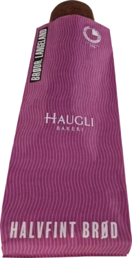 Halvfint Brød Helt 750 Gr Haugli