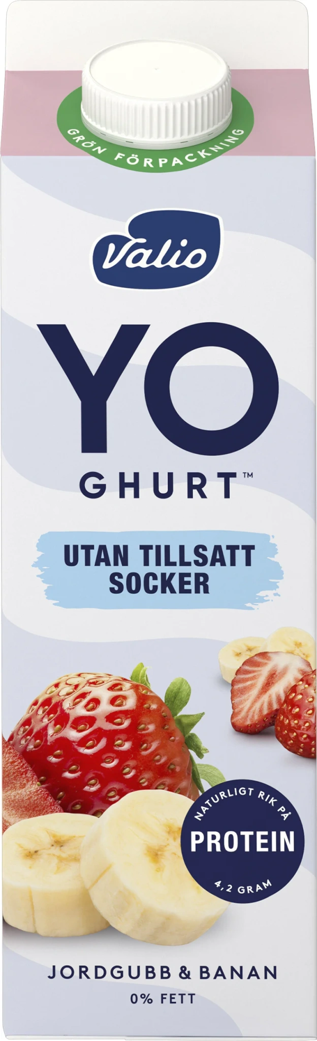 Yoghurt UTS Jordgubb & banan 0%