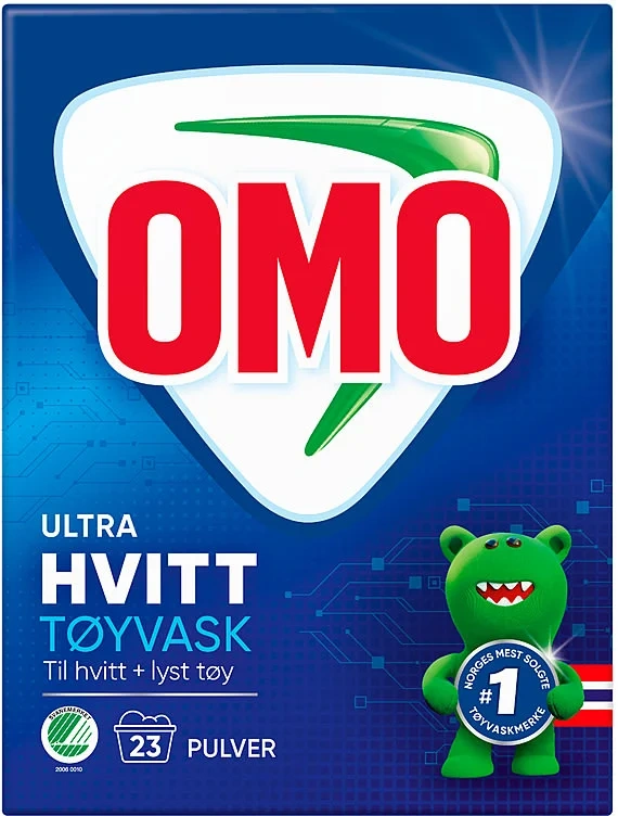 Omo Ultra Hvitt Pulver 1kg