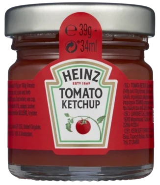 Heinz Ketchup Porsjon Gourmet 80x39g