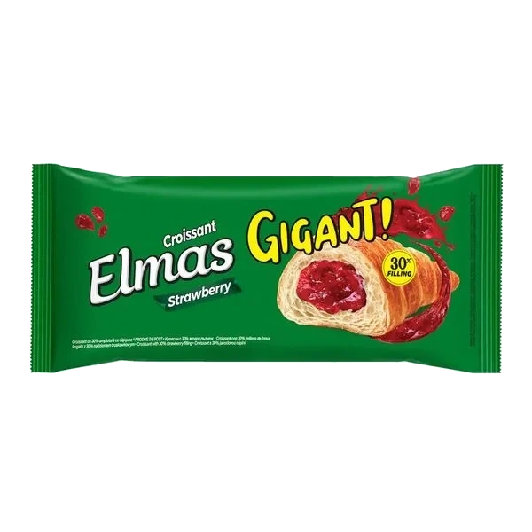 Croissant Gigant - Jordbær