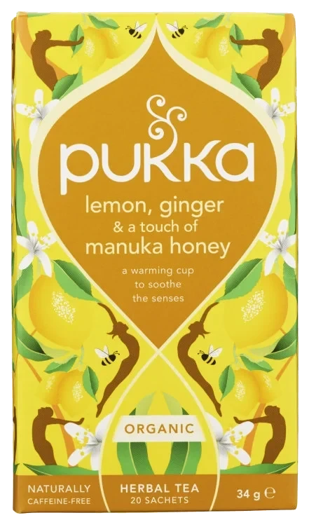 Lemon Tea Ginger 20pos Pukka