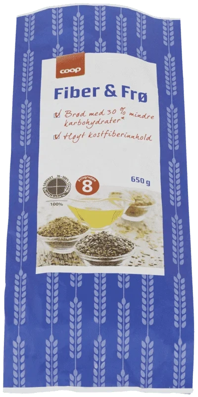 Coop Fiber og Frø Brød 650g