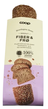 Coop Fiber og Frø Brød 650g