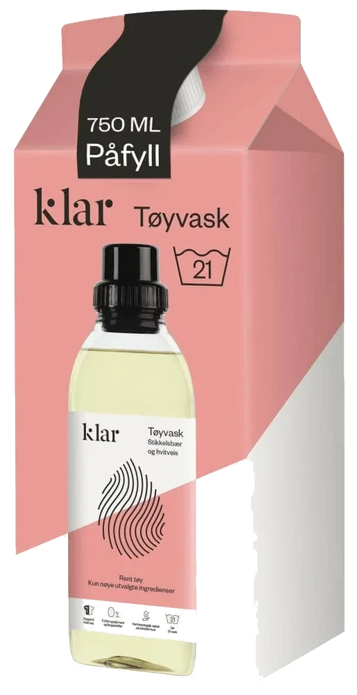 Klar Tøyvask Påfyll