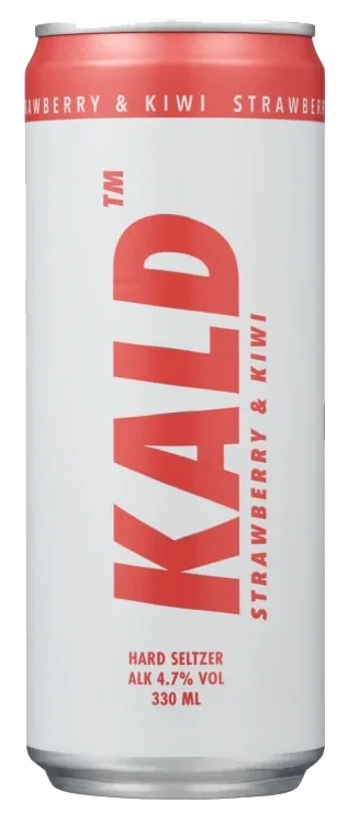 Kald Hard Seltzer Strawberry & Kiwi 330ml