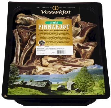 Pinnakjøt Urøykt Kutta Vossakjøt