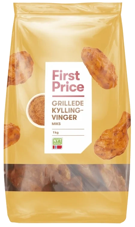 Kyllingvinger Miks Grillet 1kg First Price