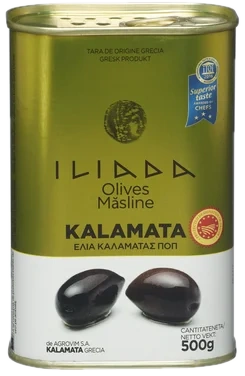 Oliven Kalamata i Olje 500g iliada