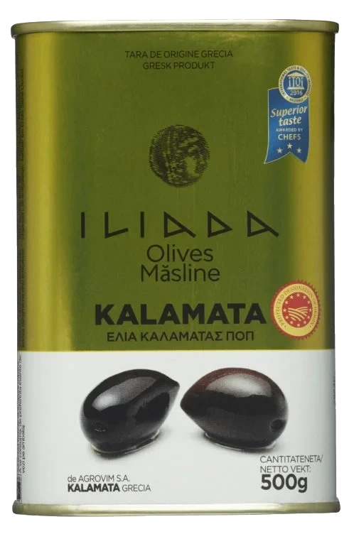 Oliven Kalamata i Olje 500g iliada