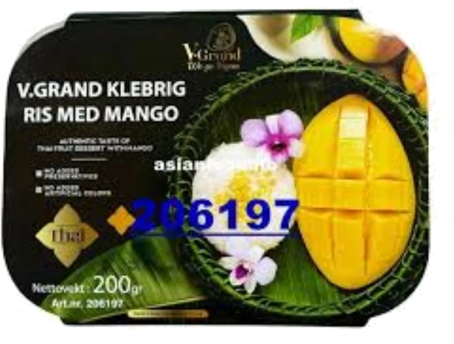 V. Grand Sticky Ris med Mango 200g