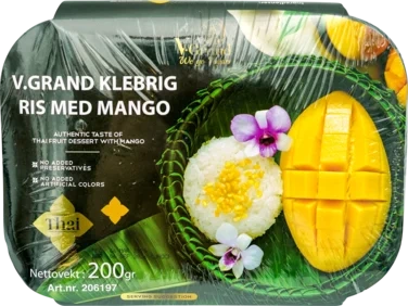 V. Grand Sticky Ris med Mango 200g