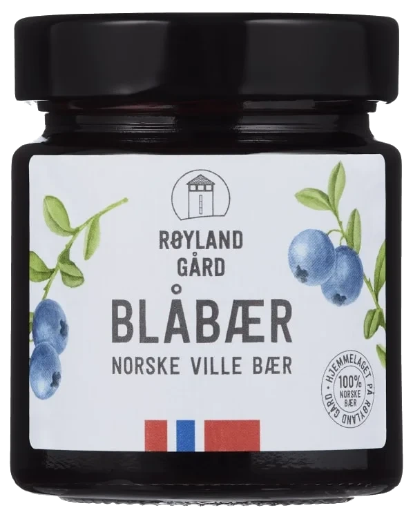 Blåbærsyltetøy 220g Røyland