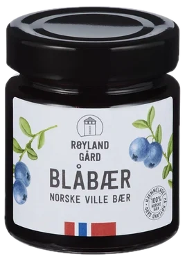 Blåbærsyltetøy 220g Røyland