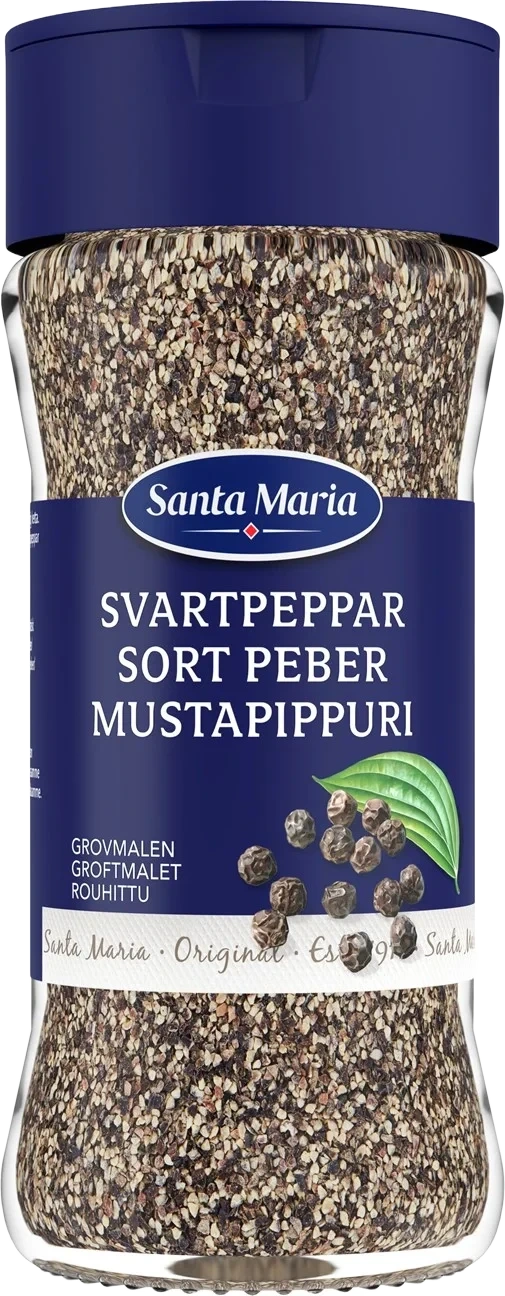 Svartpeppar Grovmalen