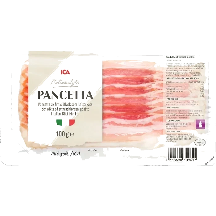 Pancetta 100g ICA
