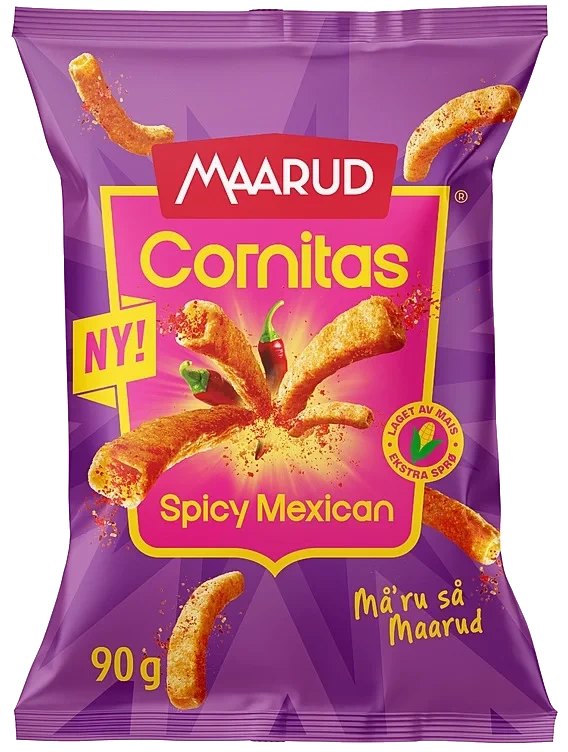 Cornitas Spicy Mexican 90g Maarud