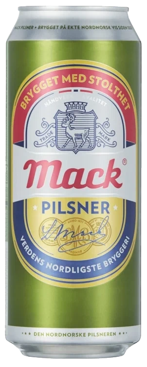 Mack Pilsnerøl 0,50l bx