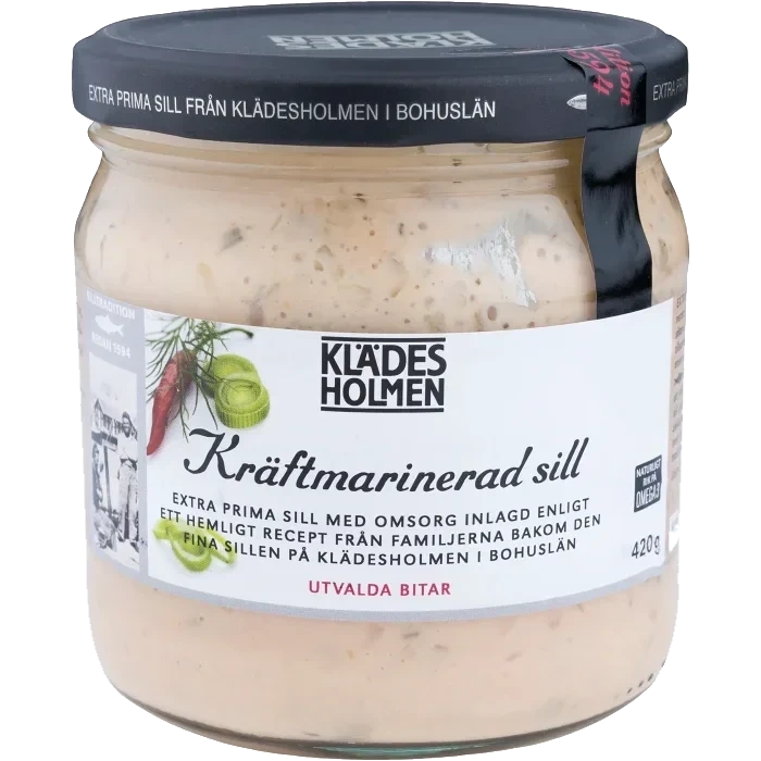 Kräftmarinerad sill 420g Klädesholmen