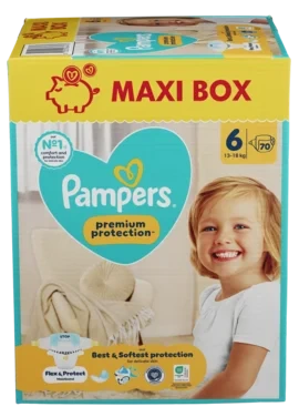 Bleier Prem Prot S6 13-18kg 70stk Pampers