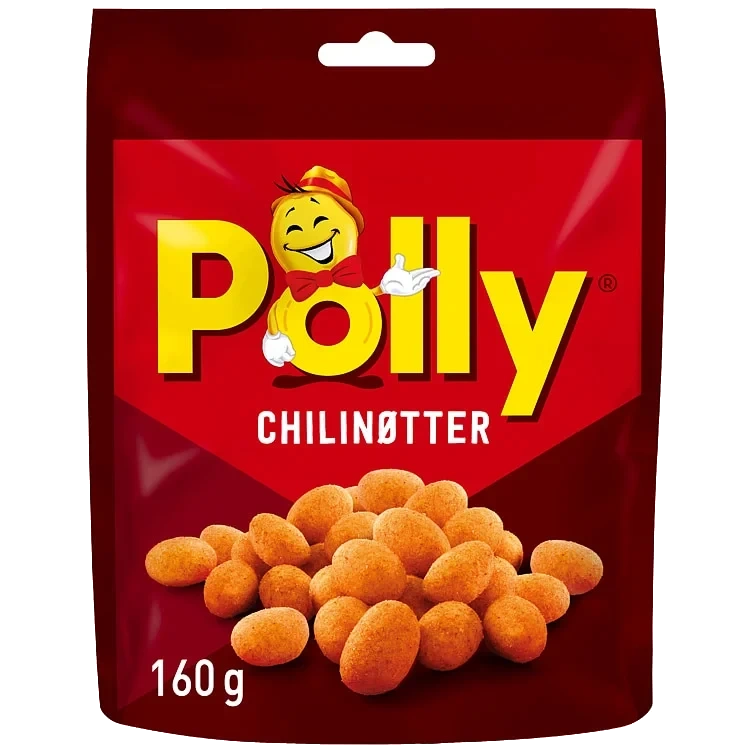 Chilinøtter 160g Polly