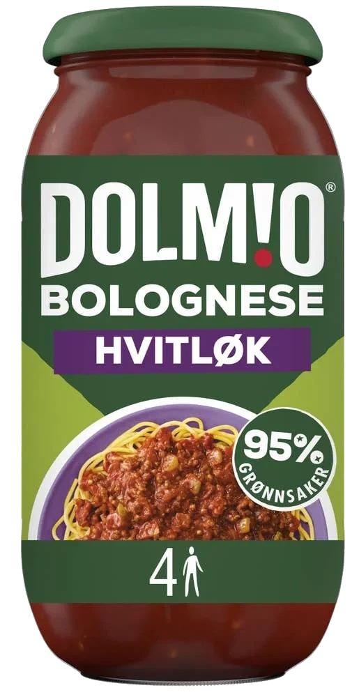 Pastasaus bolognese med hvitløk