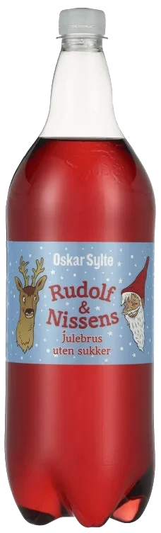 Oskar Sylte Rudolf & Nissens Julebrus uten Sukker 1.50l Hp