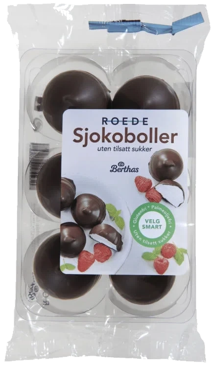 Sjokoboller u/Sukker 6pk Berthas