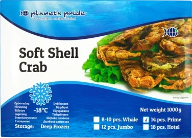 Soft Shell Crab Hotel, 18pcs, 1000g