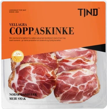 TIND Tind Vellagret Coppaskinke 8x80g Tind 80g