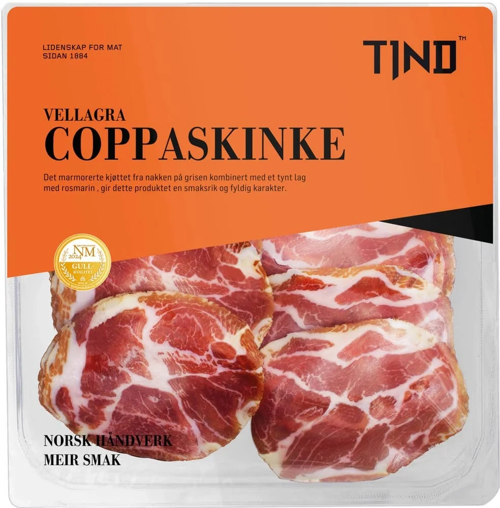 TIND Tind Vellagret Coppaskinke 8x80g Tind 80g