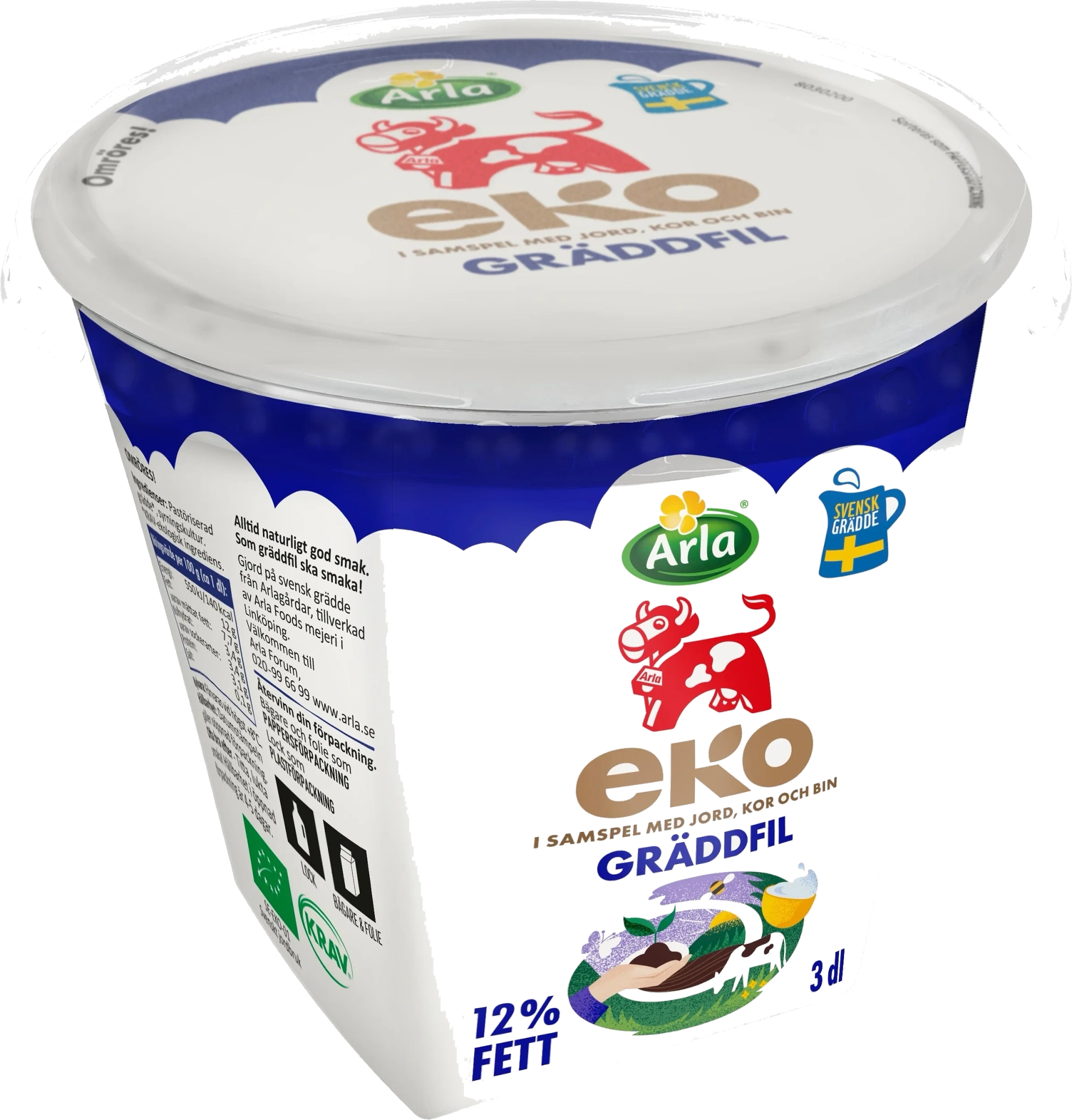 Eko gräddfil 12%
