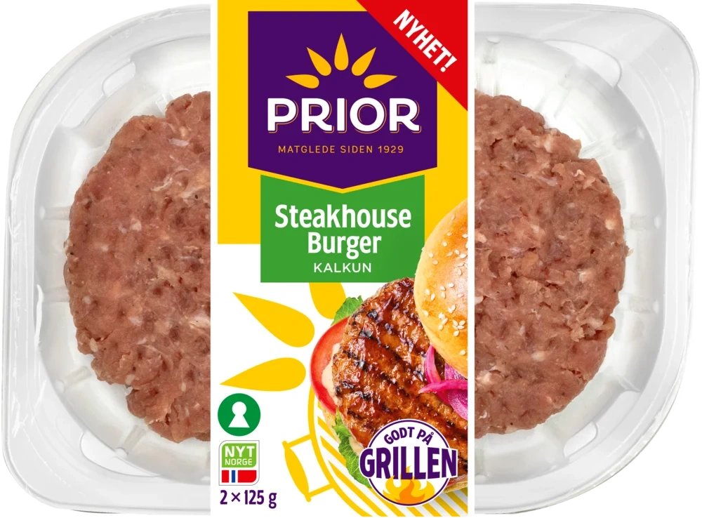 Steakhouse burger av kalkun