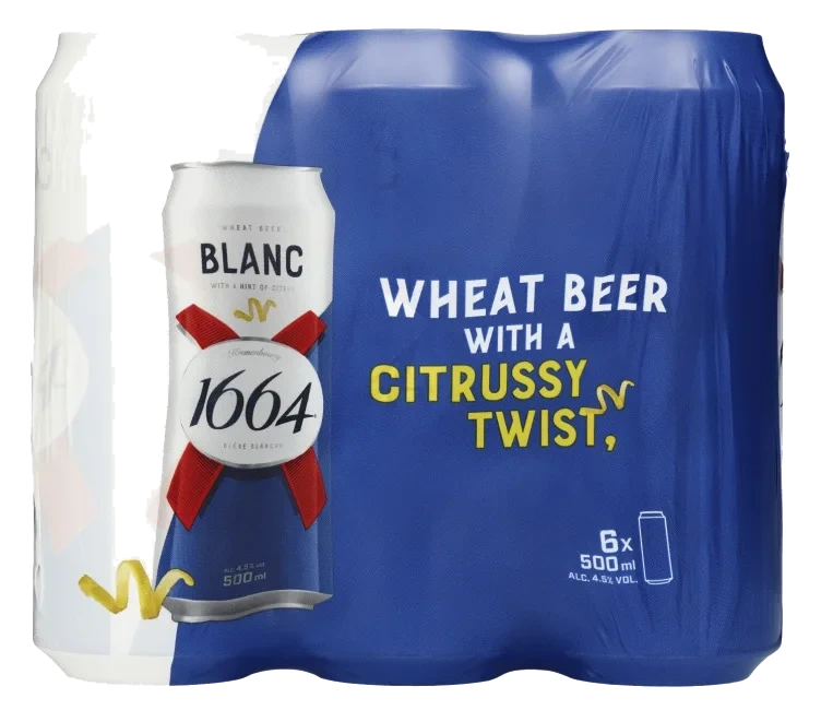 Kronenbourg 1664 Blanc  Øl 0,5l Fl 6stk
