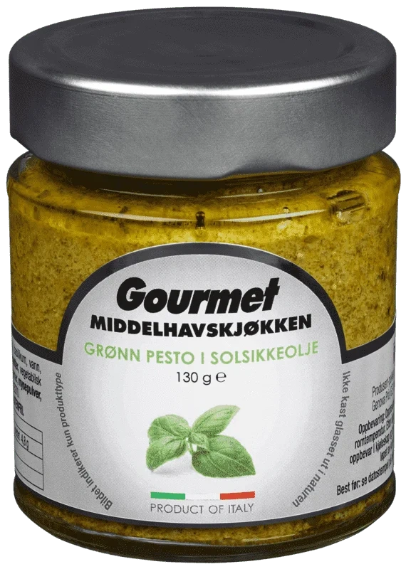 Pesto Grønn Genovese Gourmet 130g
