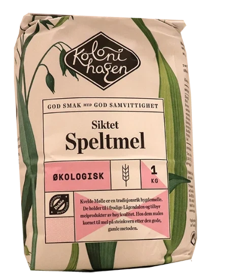 Siktet Speltmel Økologisk 1 kg Kvelde Mølle