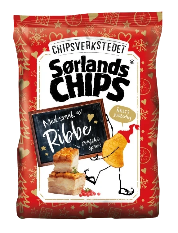 Sørlandschips Jul m/Ribbe 150g