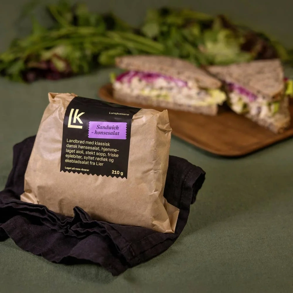 Sandwich med hønsesalat