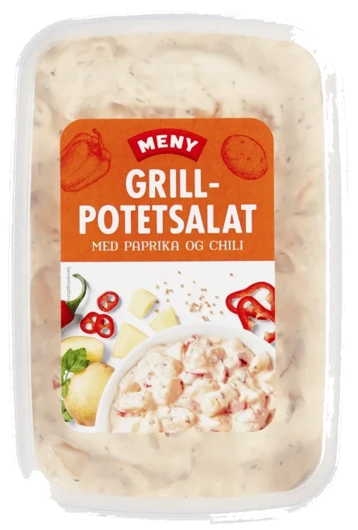 Grillpotetsalat Paprika 500g Meny