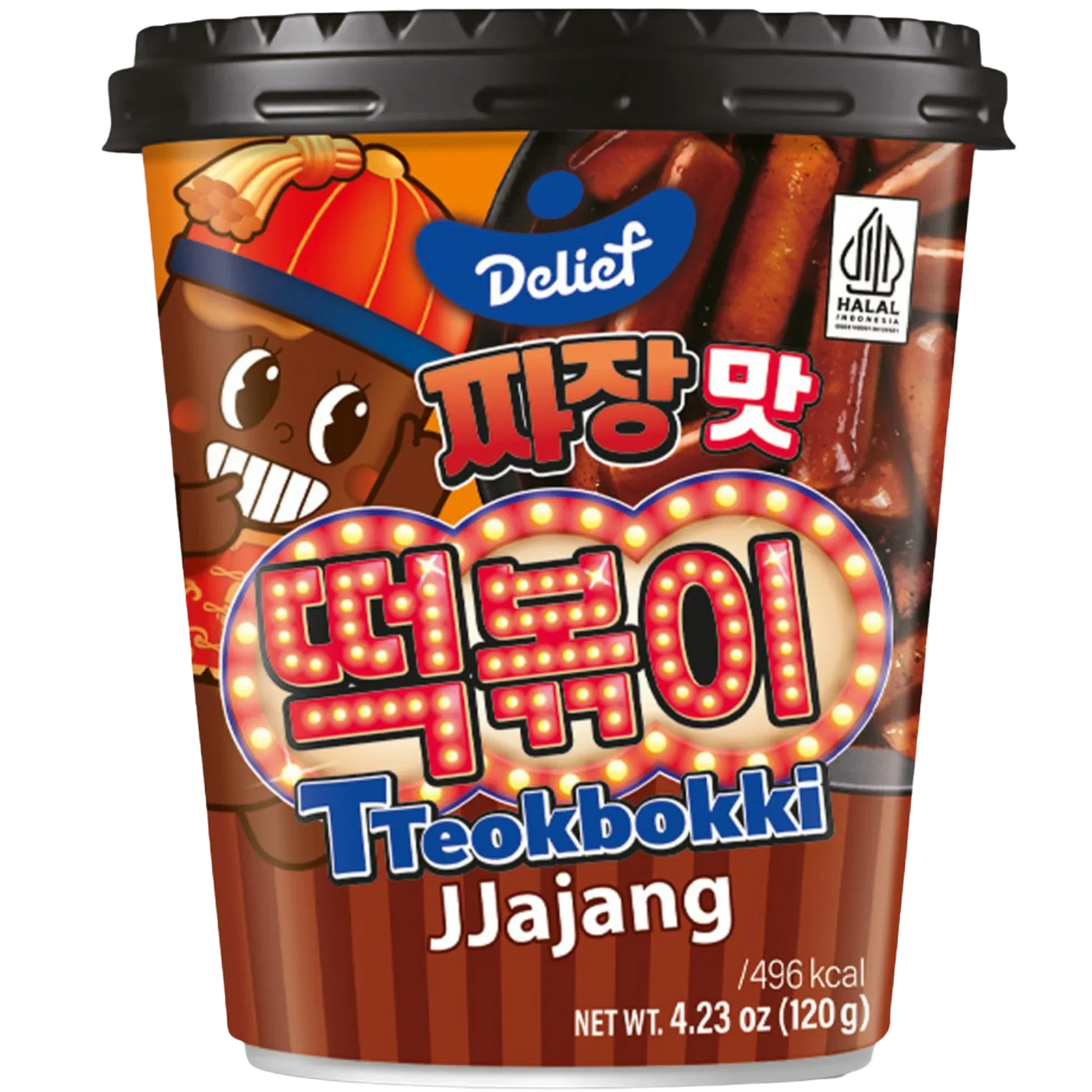 Delief Tteokbokki Cup Jjajang 120g