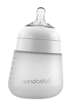 Nanobébé Tåteflaske Flexy Silicone 270ml Hvit 1stk