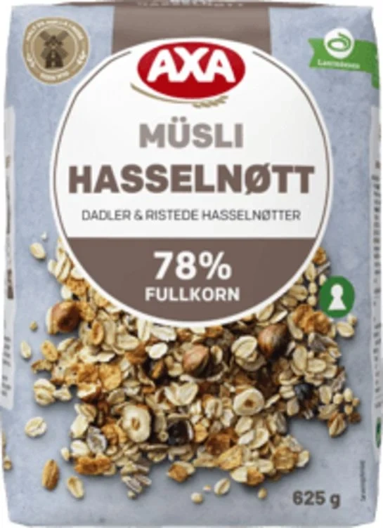 Axa Müsli Hasselnøtt 625g